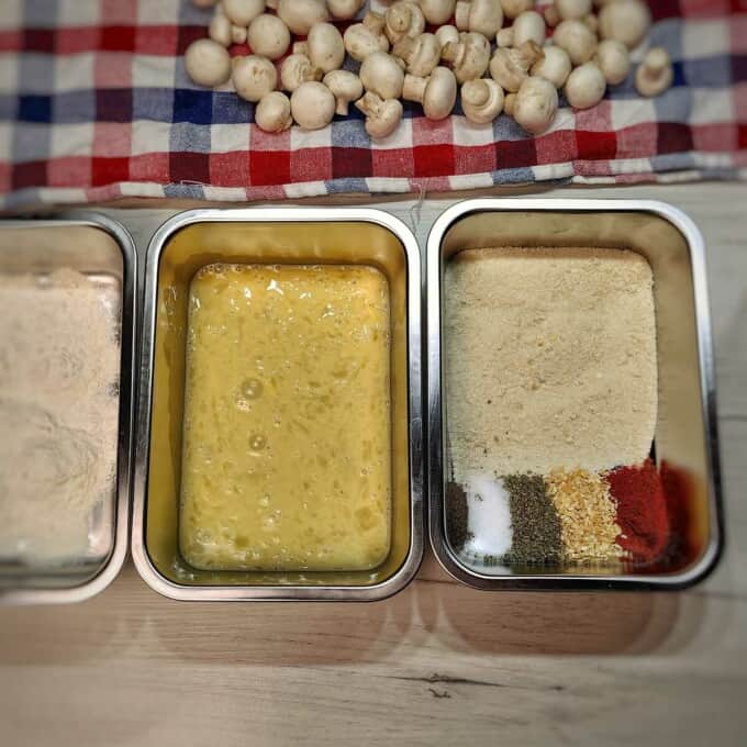 3 bowls for coating station
