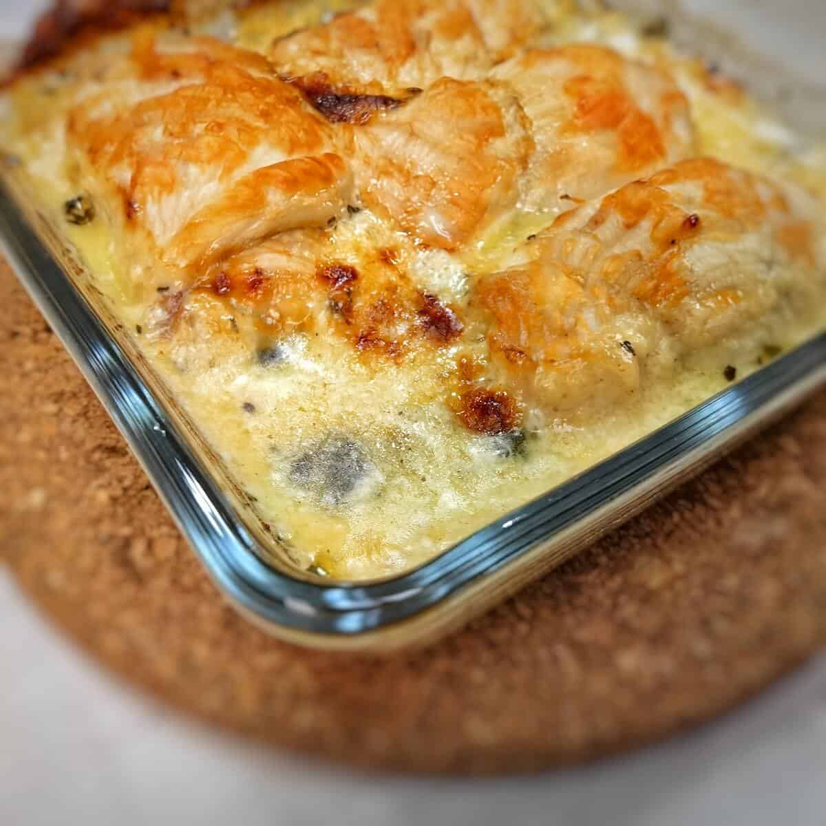 cooked chicken breast roll-ups