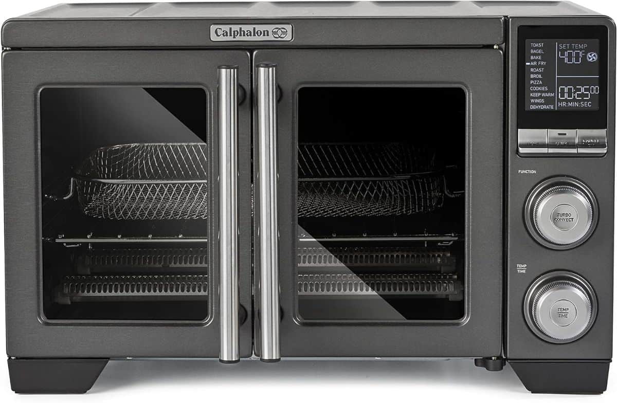 Calphalonยฎ Performance Countertop French Door Air Fryer Oven