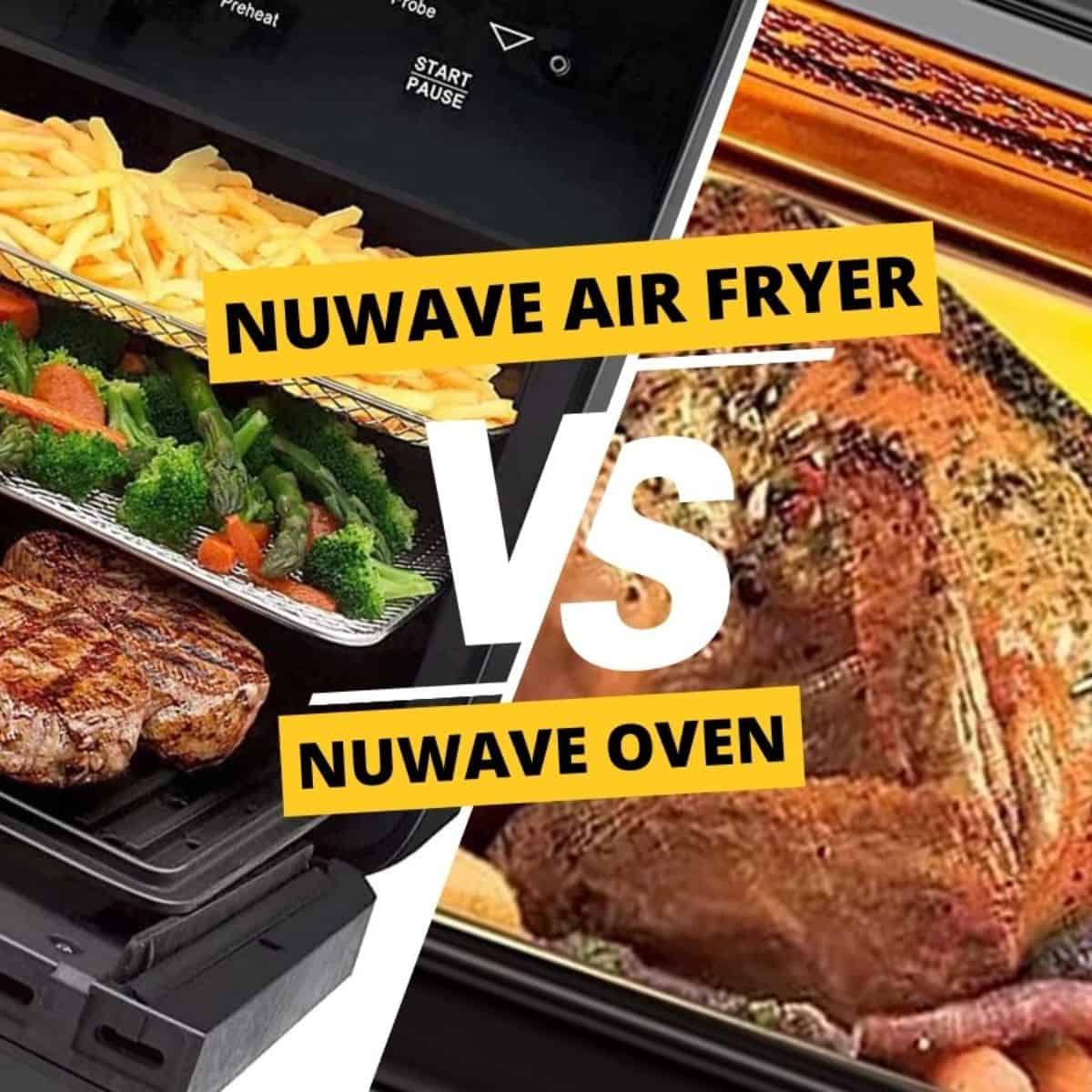 nuwave air fryer vs nuwave oven square vs collage