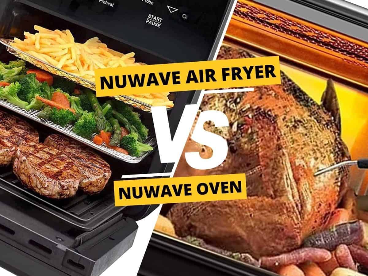 nuwave air fryer vs nuwave oven collage