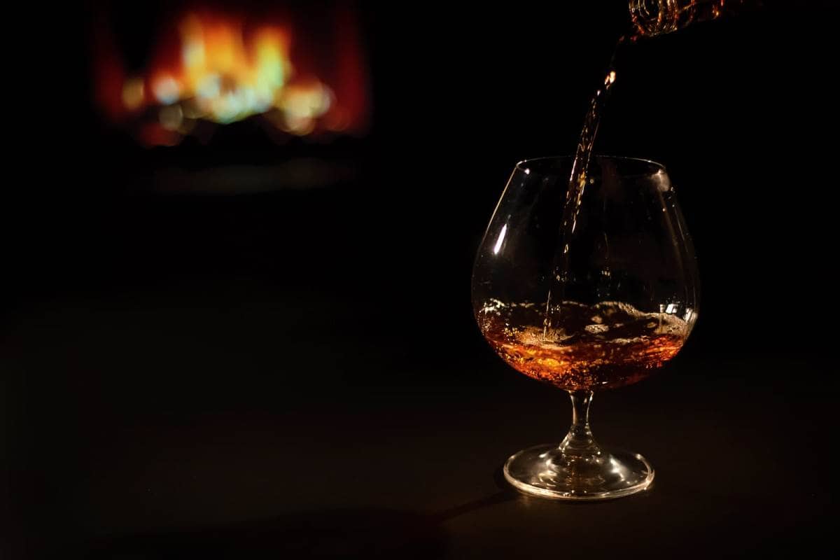 B&B Liqueur in a glass