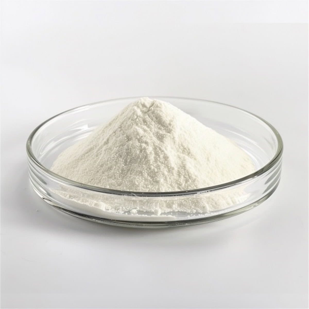 agar powder in a glass bowl