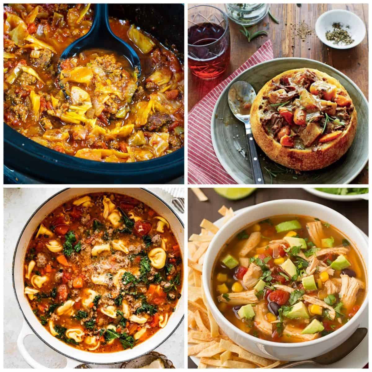 Slow cooker soup recipes.