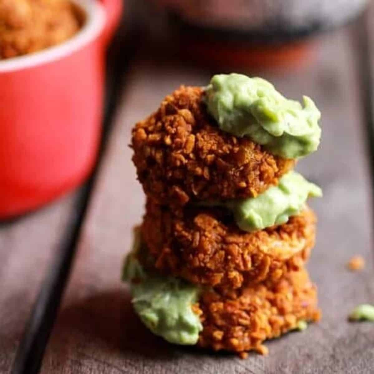 Your guests will definitely keep coming back for these scrumptious roasted pumpkin chipotle cheddar tots.