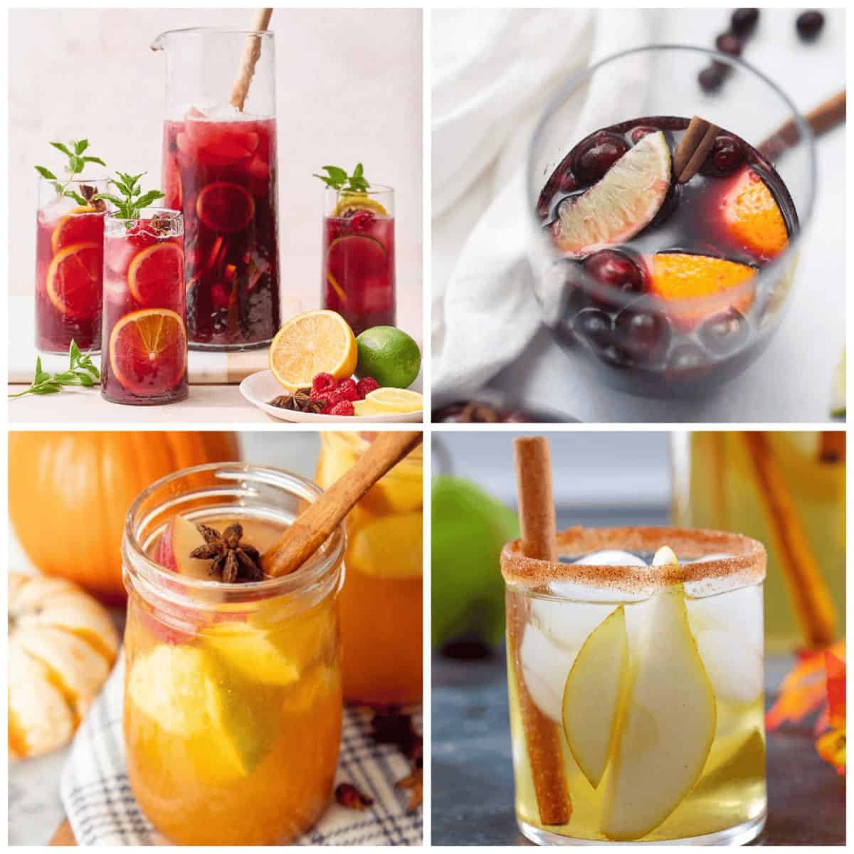 Fall sangria recipes.