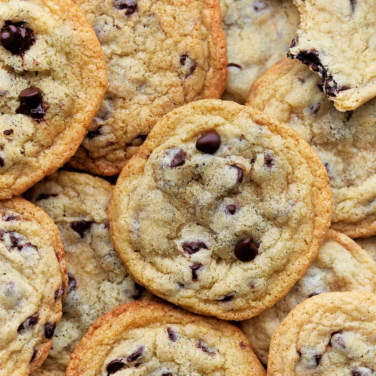Nothing can go wrong with these classic chocolate chip cookies.