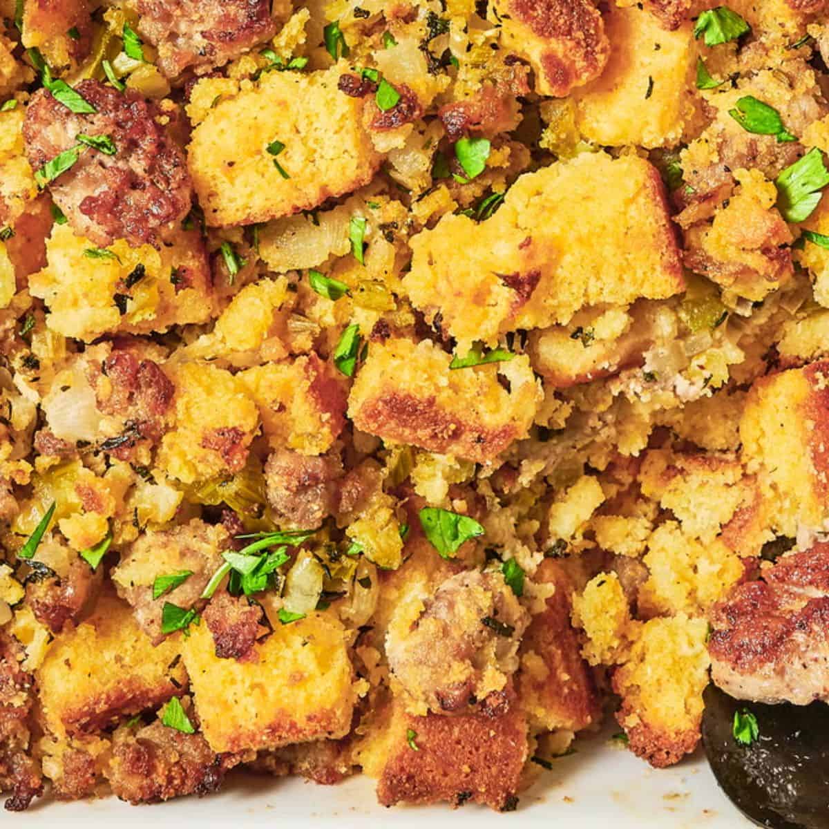 A comforting delight with cornbread dressing.