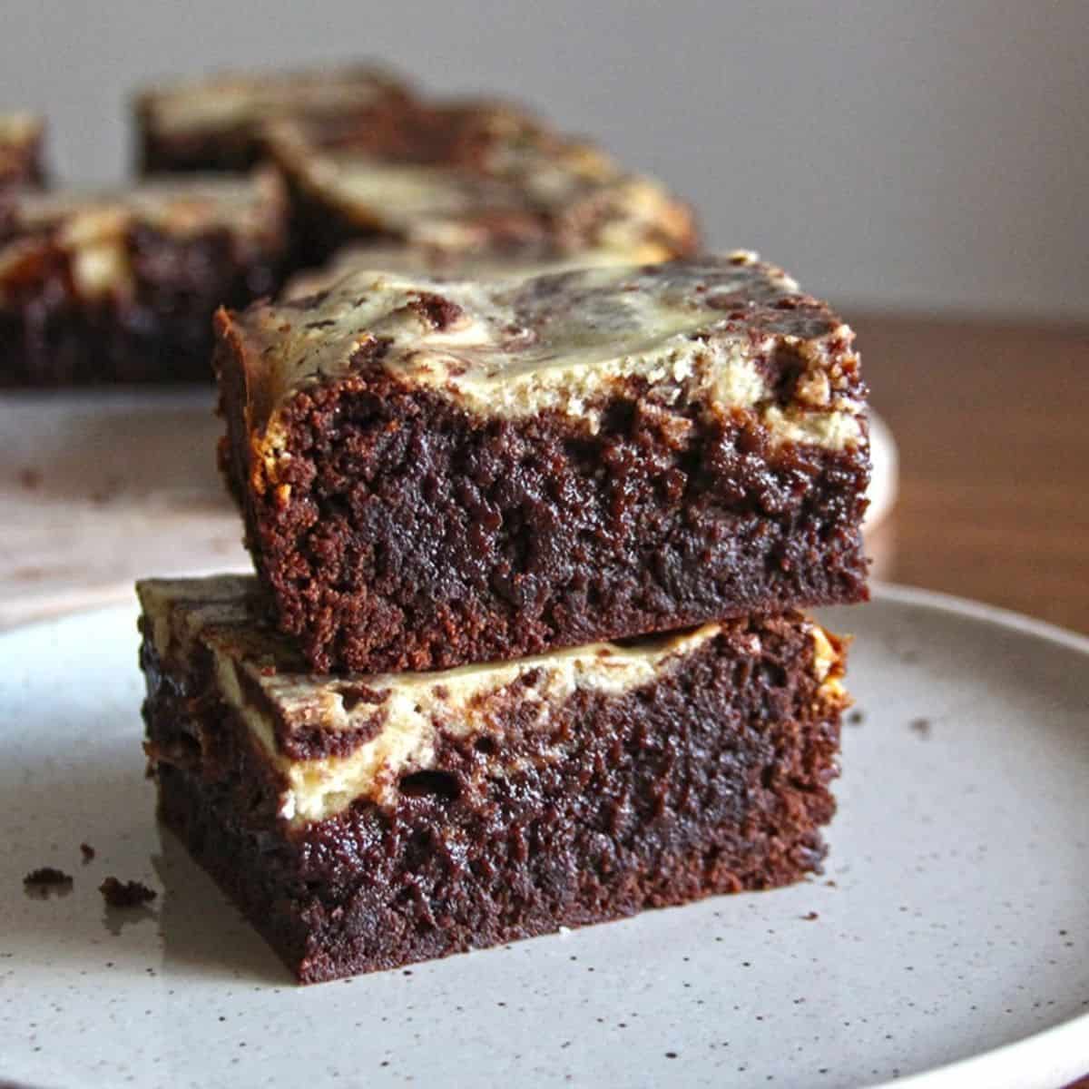 A unique delight featuring eggnog mocha brownies. 