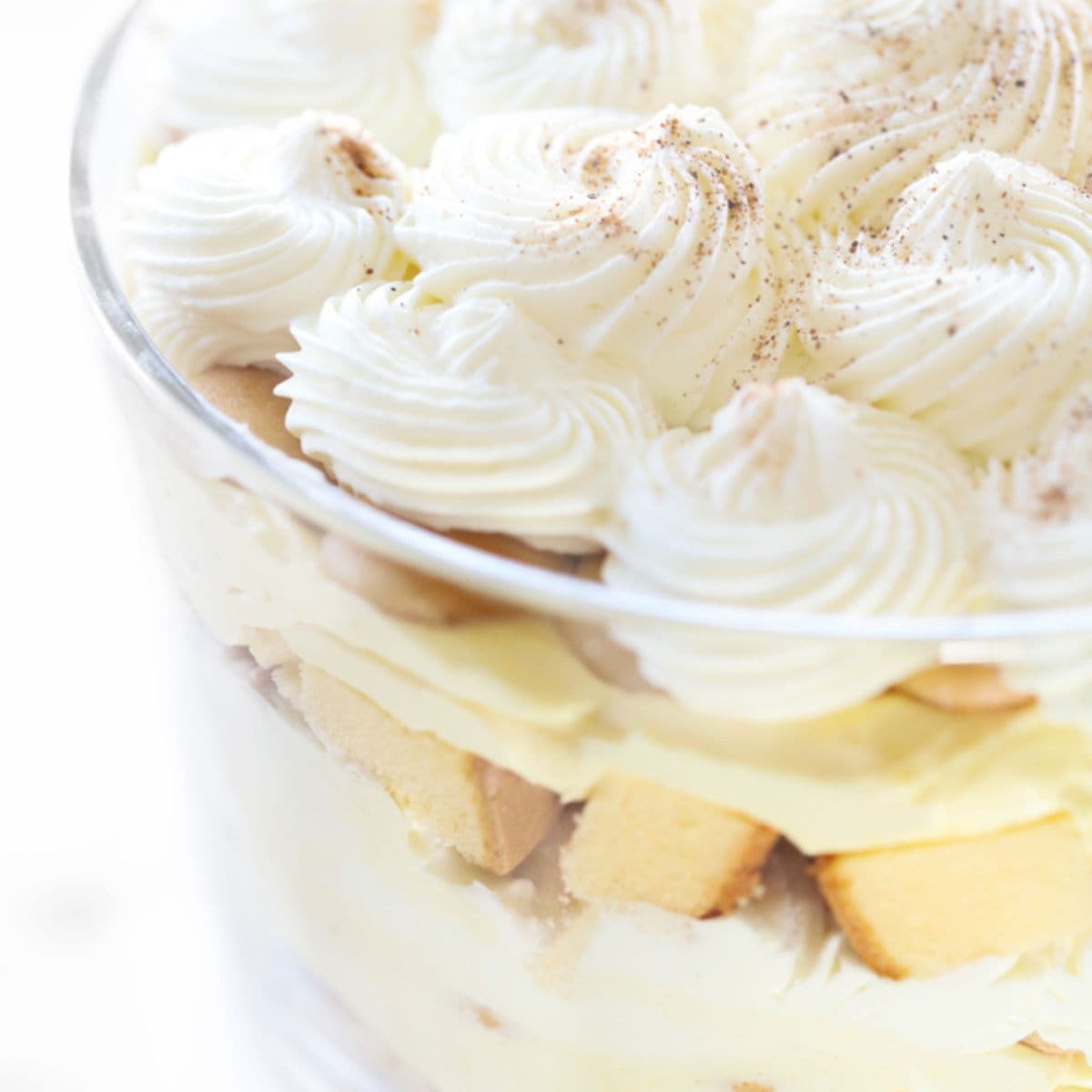 A yummy treat with eggnog trifle. 