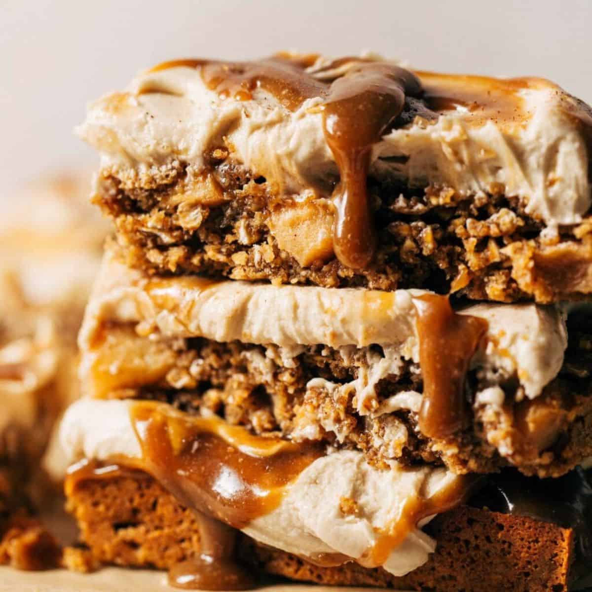 A scrumptious treat with caramel apple blondies.