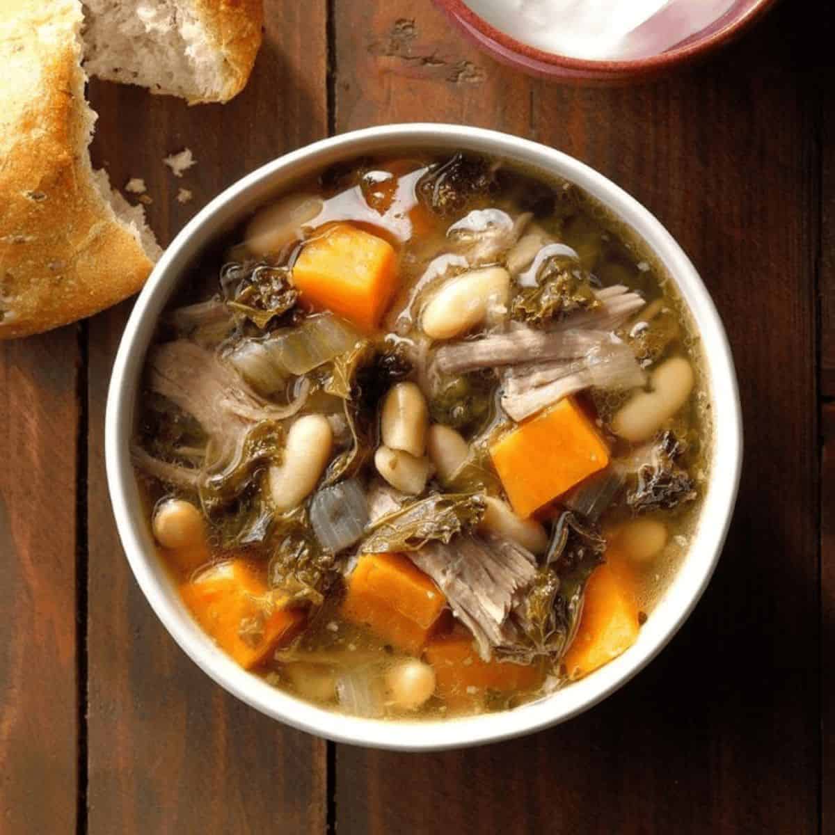 A scrumptious Italian shredded pork stew for you to enjoy for dinner.
