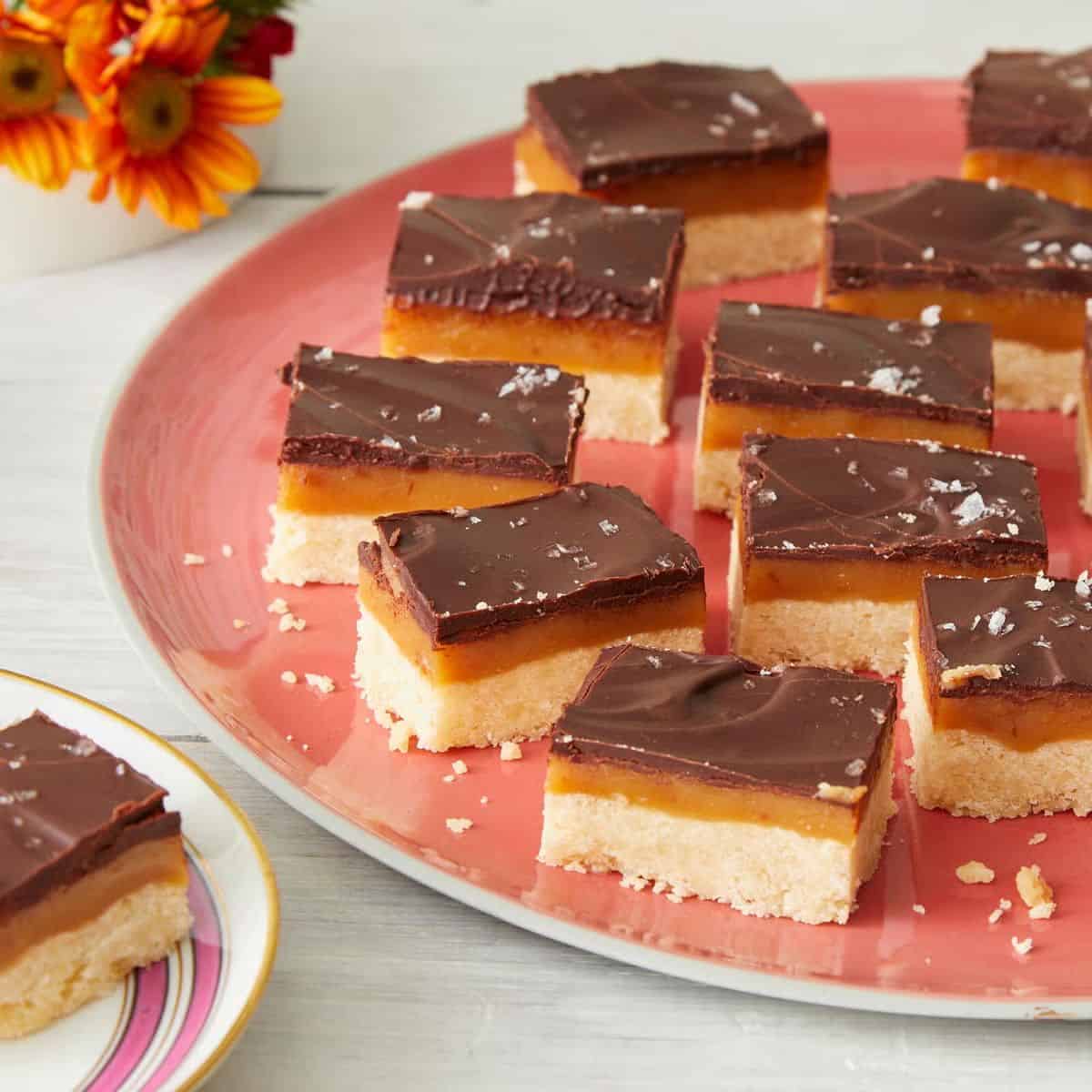A scrumptious treat with millionaire's shortbread cookies. 