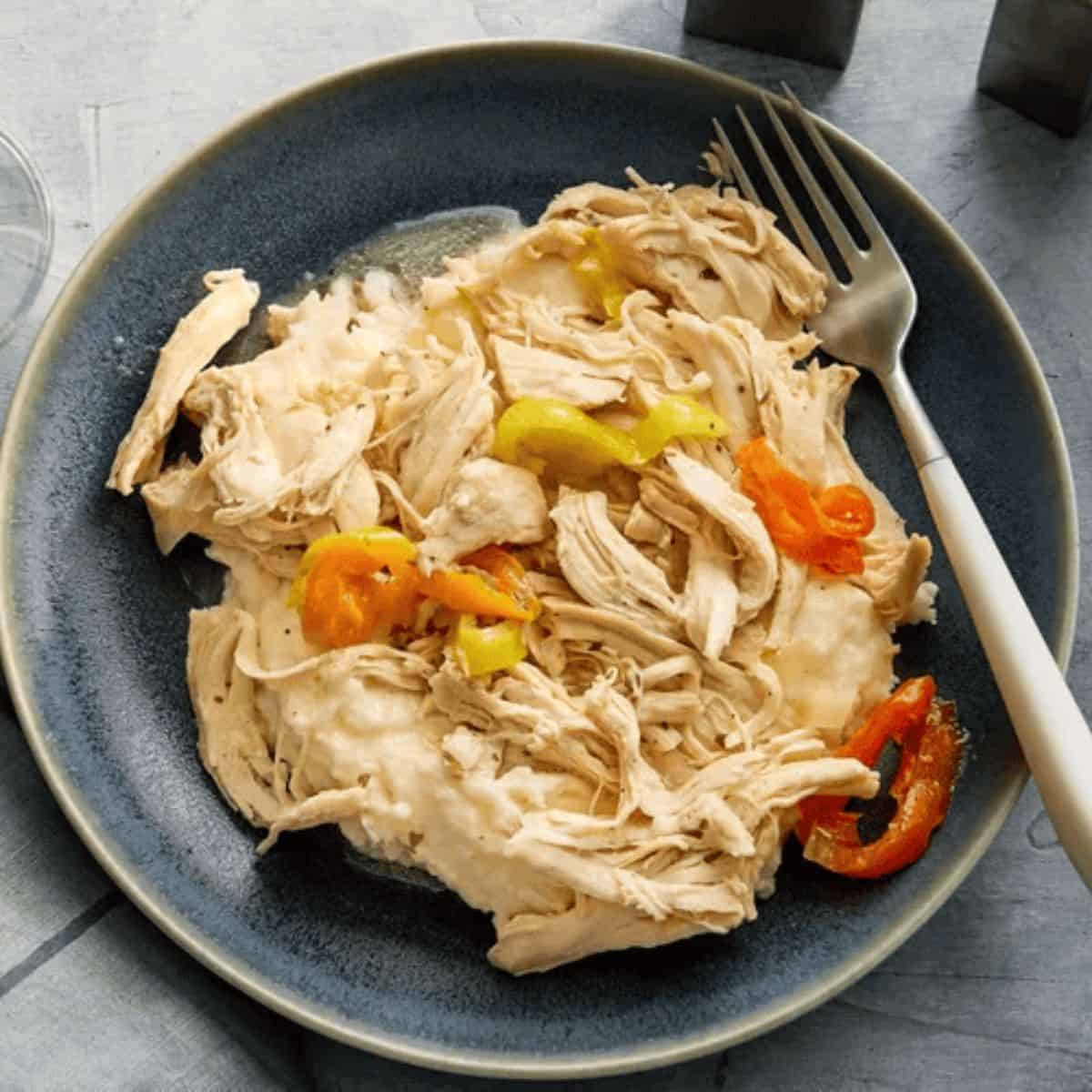 A yummy and fulfilling mississippi chicken for you to enjoy.