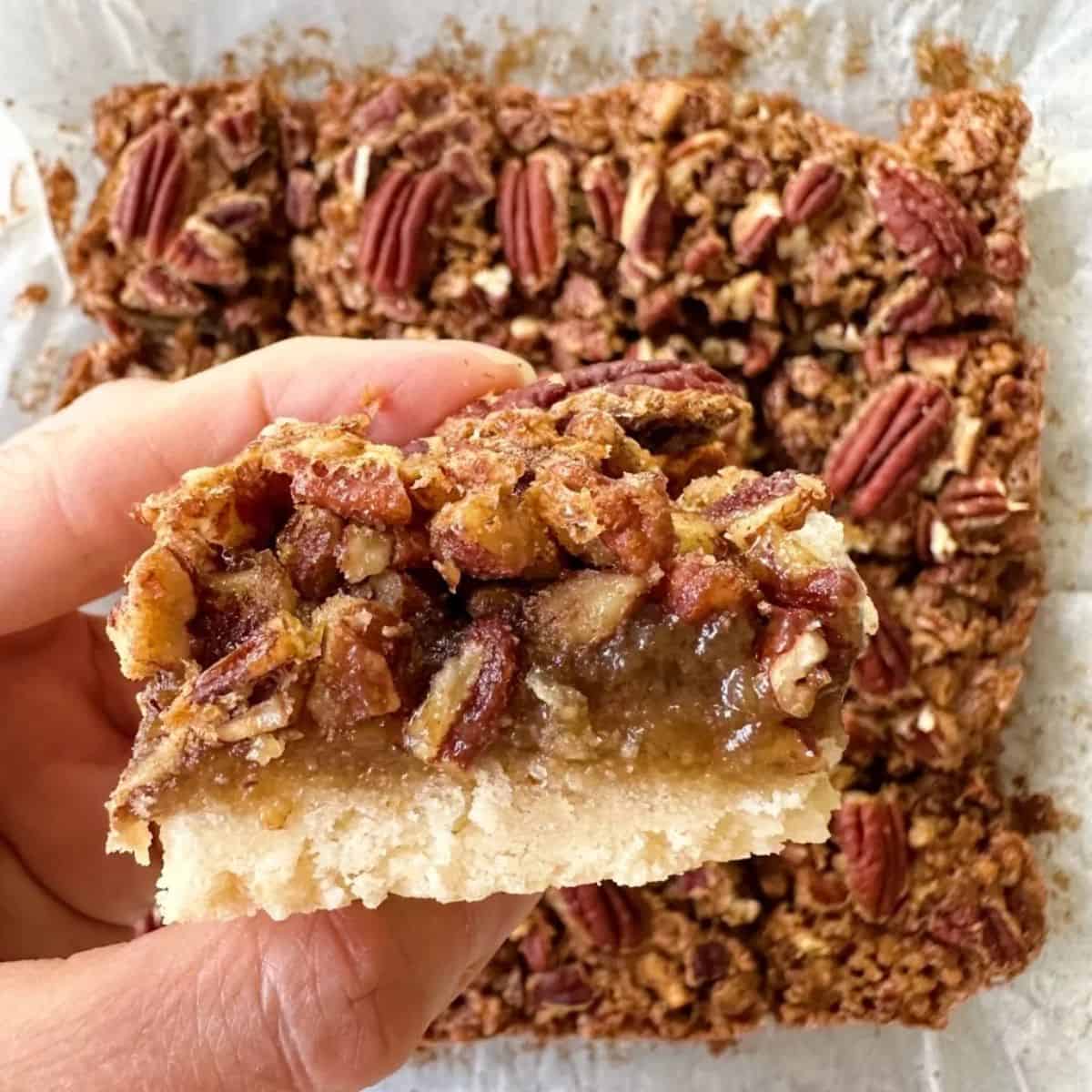 A delightful experience with pecan pie bites.