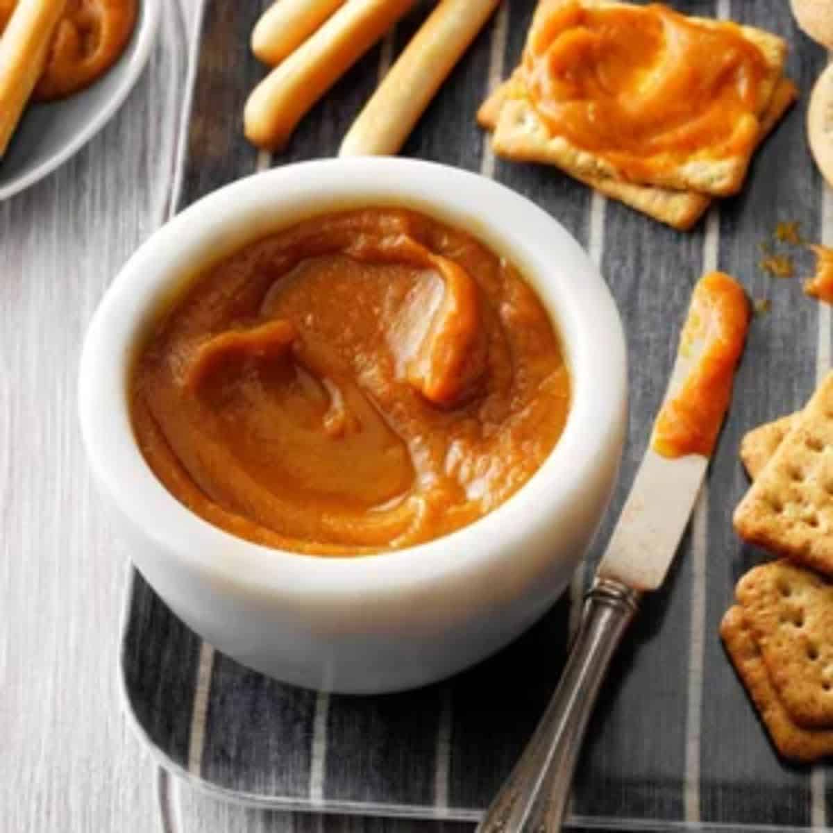 The perfect fall essential featuring pumpkin butter.