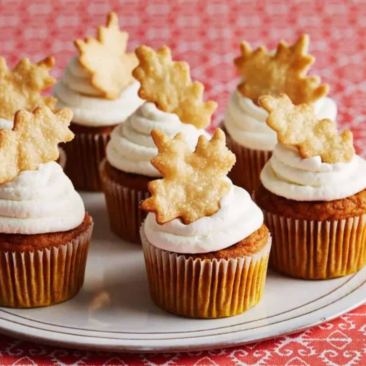 Creamy and moist, these pumpkin pie cupcakes are here to save the day!