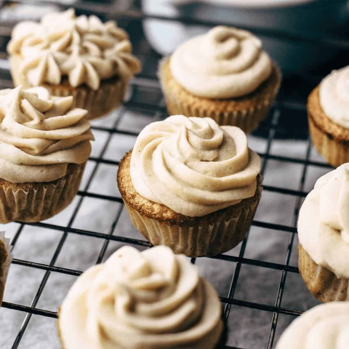 A yummy treat with sea salted caramel cupcakes.