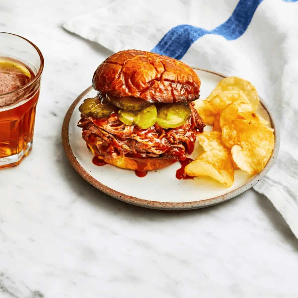 A scrumptious dinner featuring slow cooker chipotle brisket sliders.