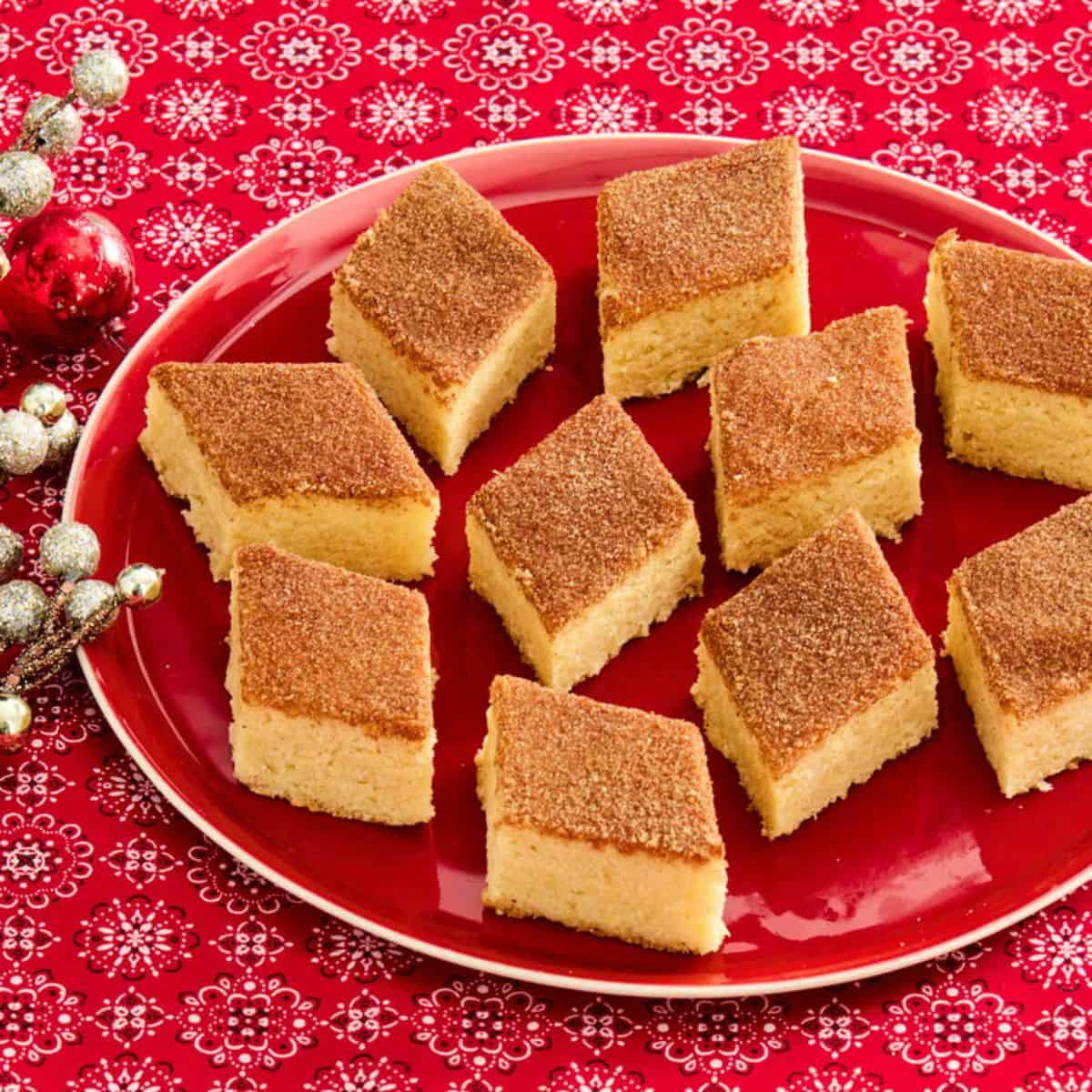A yummy treat with snickerdoodle bars.