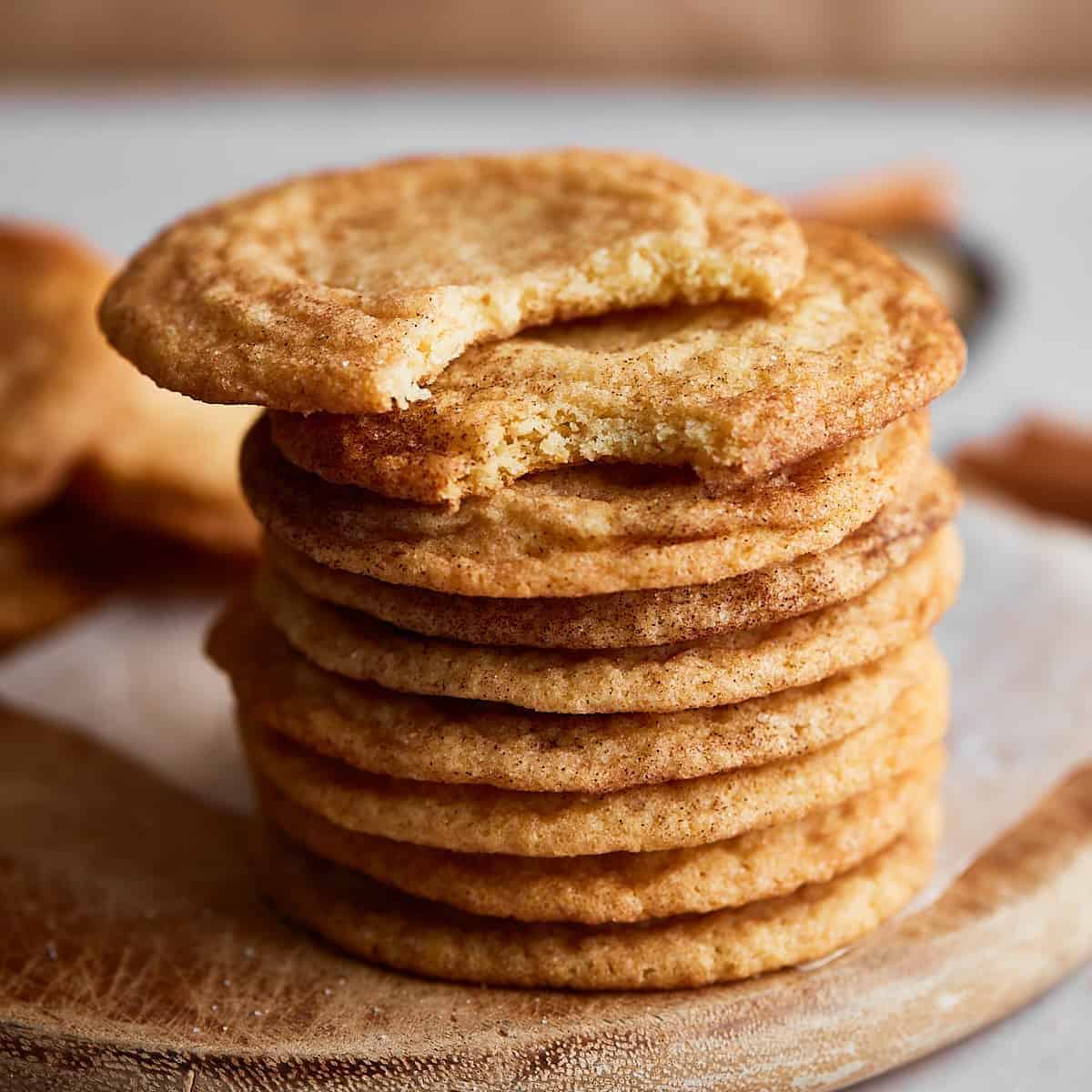 A scrumptious treat with snickerdoodles.