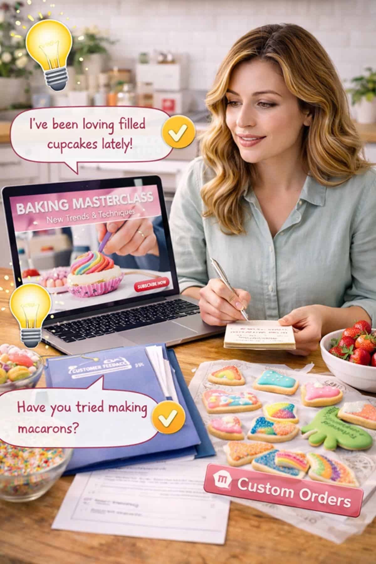 baking hobby - keep improving and innovating
