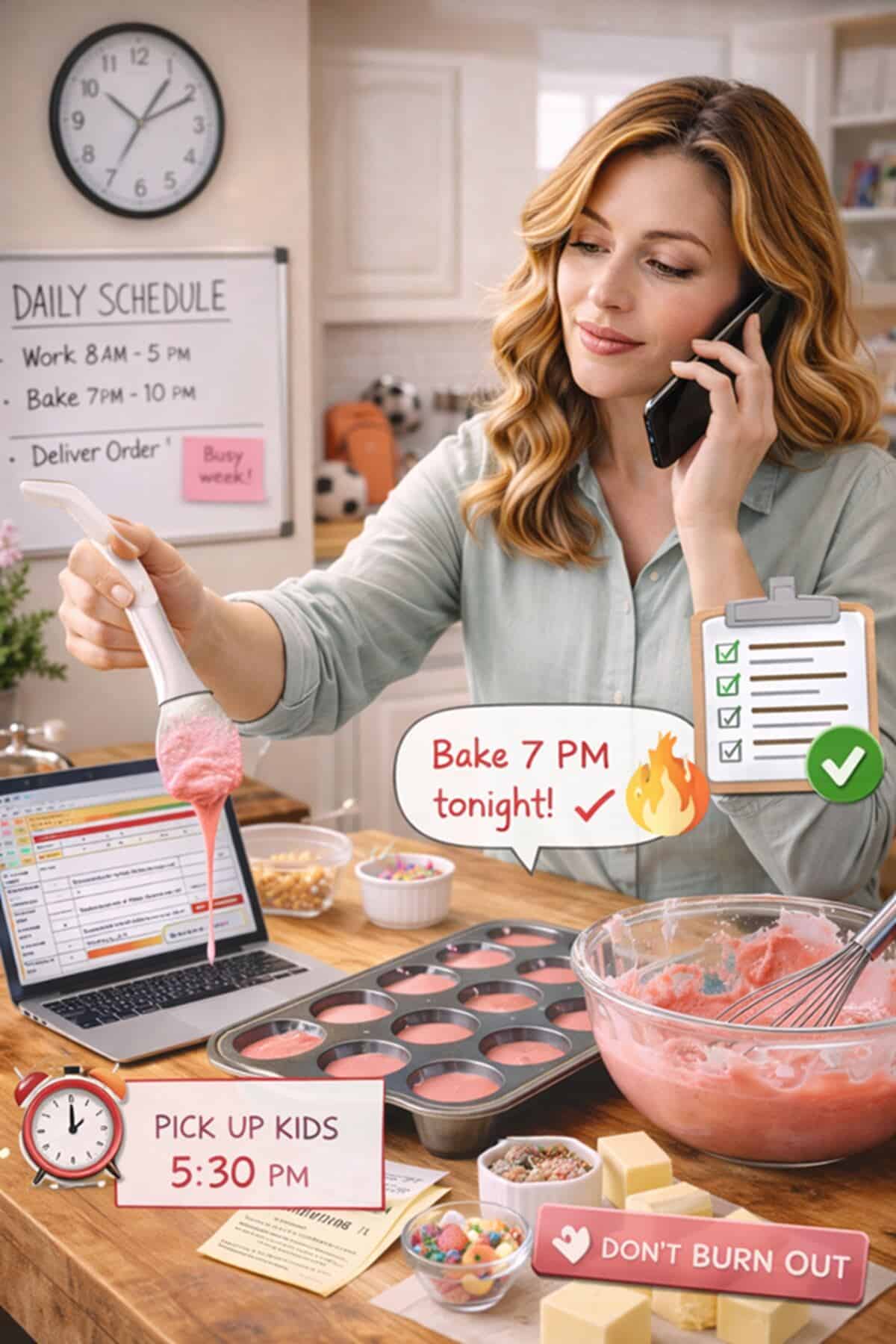 baking hobby -  manage your time wisely