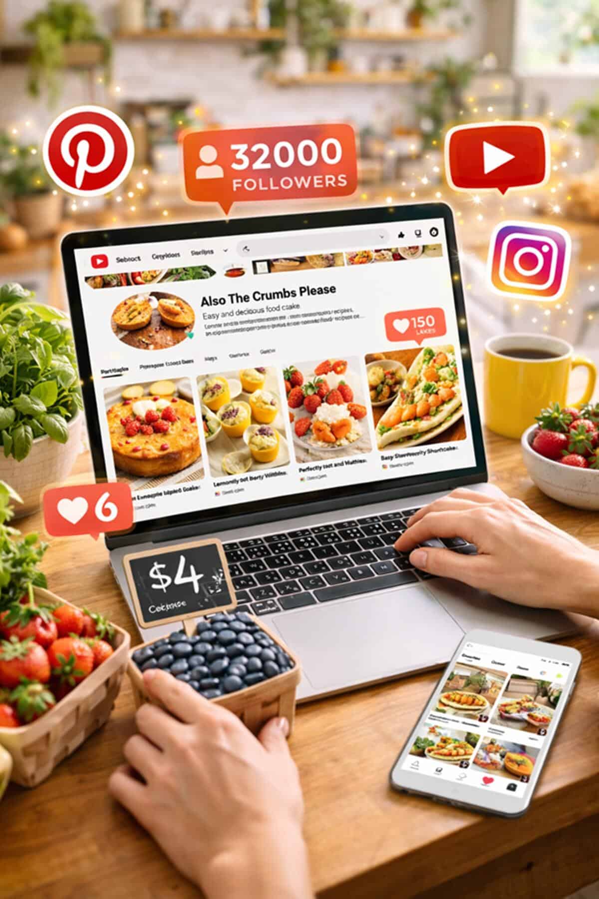 baking hobby - build an online presence