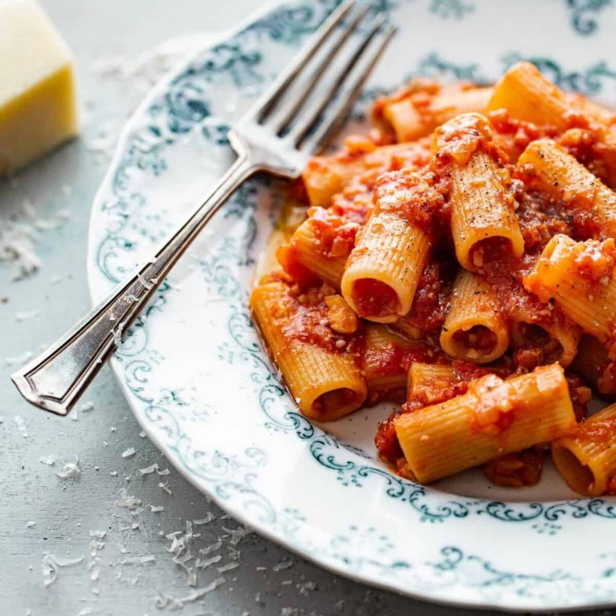 A yummy experience with amatriciana.