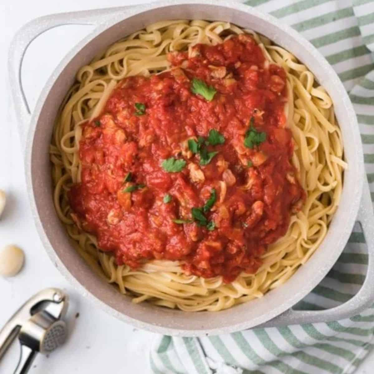 A yummy experience with clam sauce.