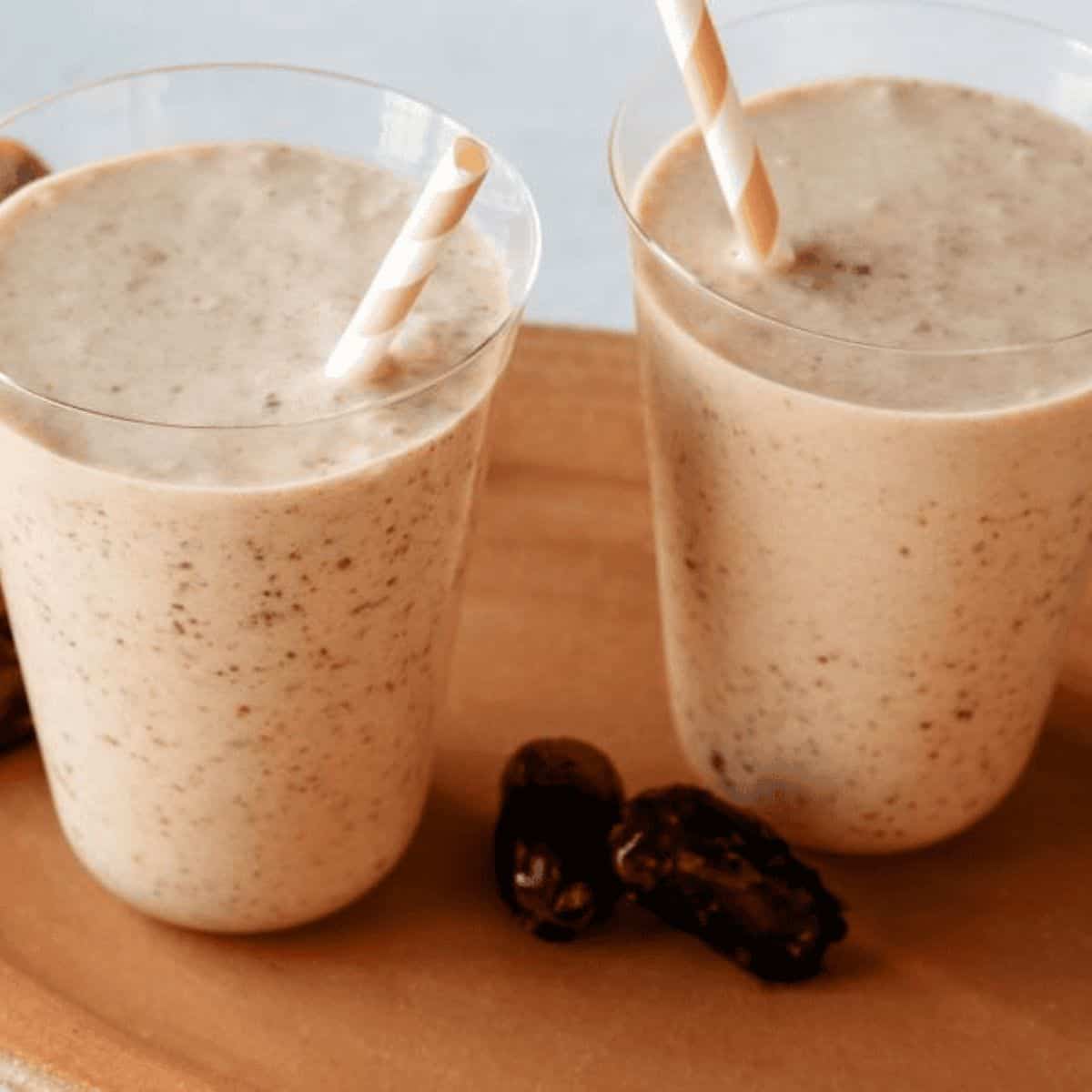 A scrumptious treat with date shakes.