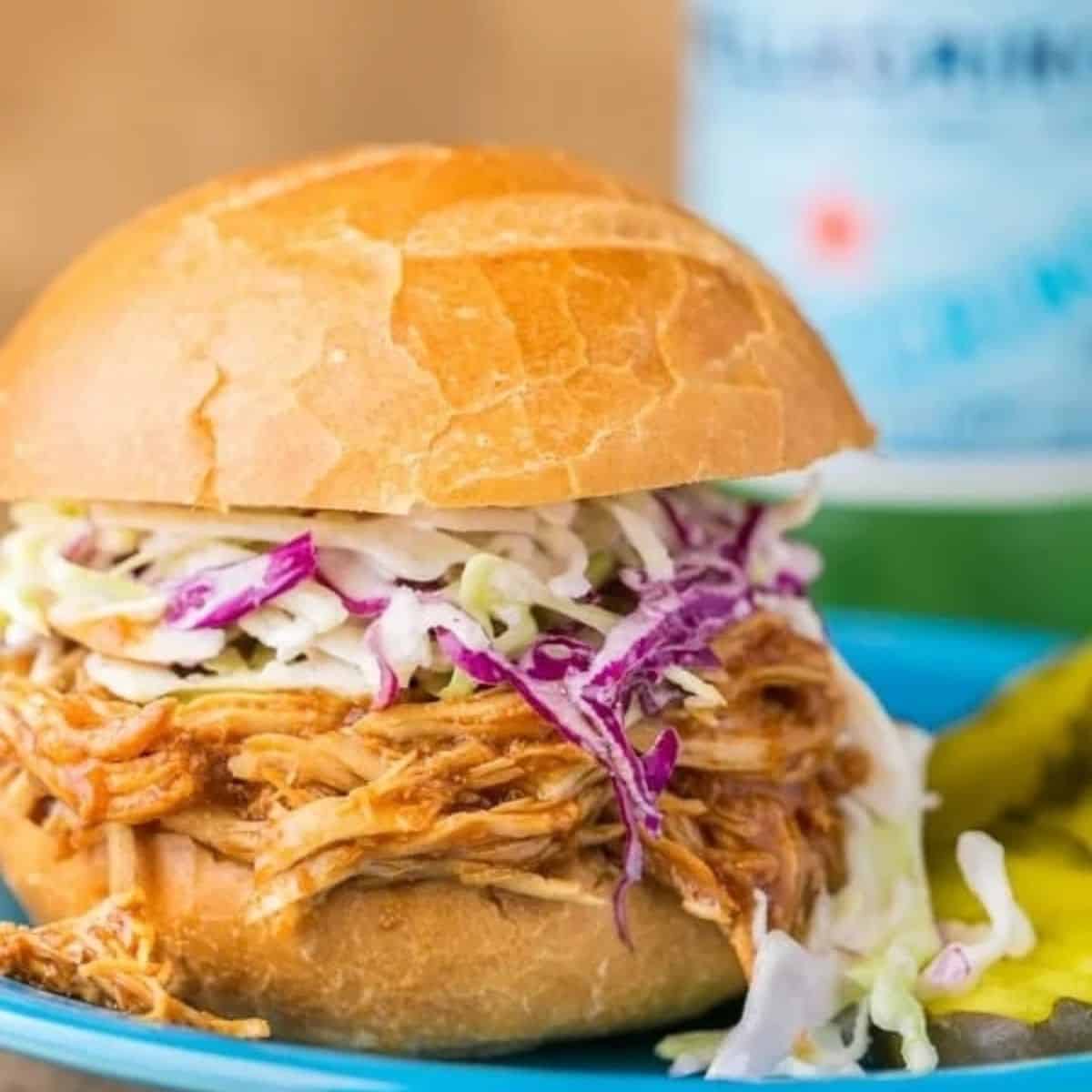 A scrumptious treat with slow cooker BBQ pulled chicken. 