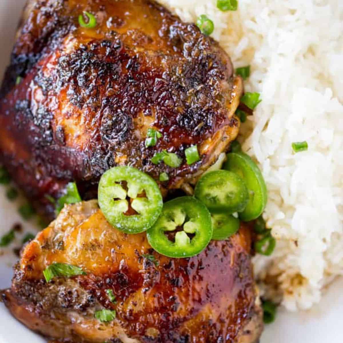 A yummy delight with slow cooker jerk chicken.