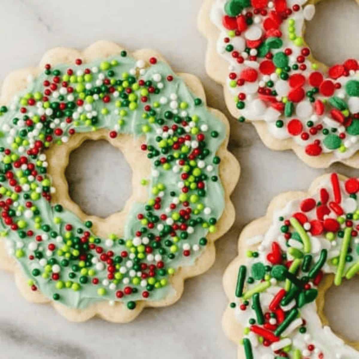 A yummy delight featuring sourdough cut out sugar cookies.