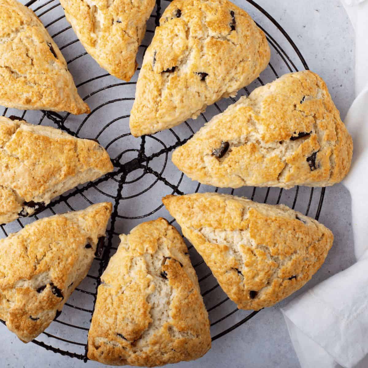 A yummy delight featuring sourdough scones.