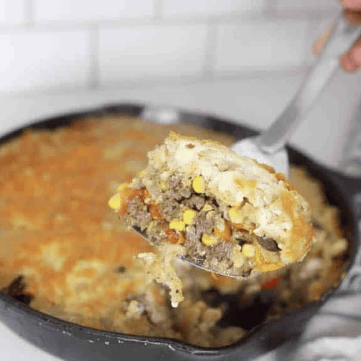 A yummy treat with sourdough skillet. 