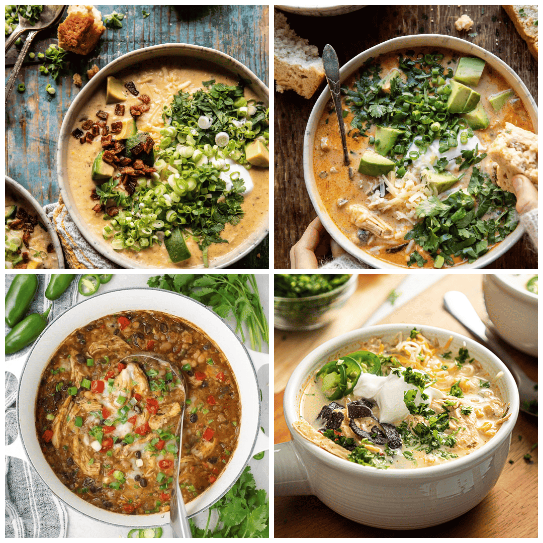 White chicken chili recipes.
