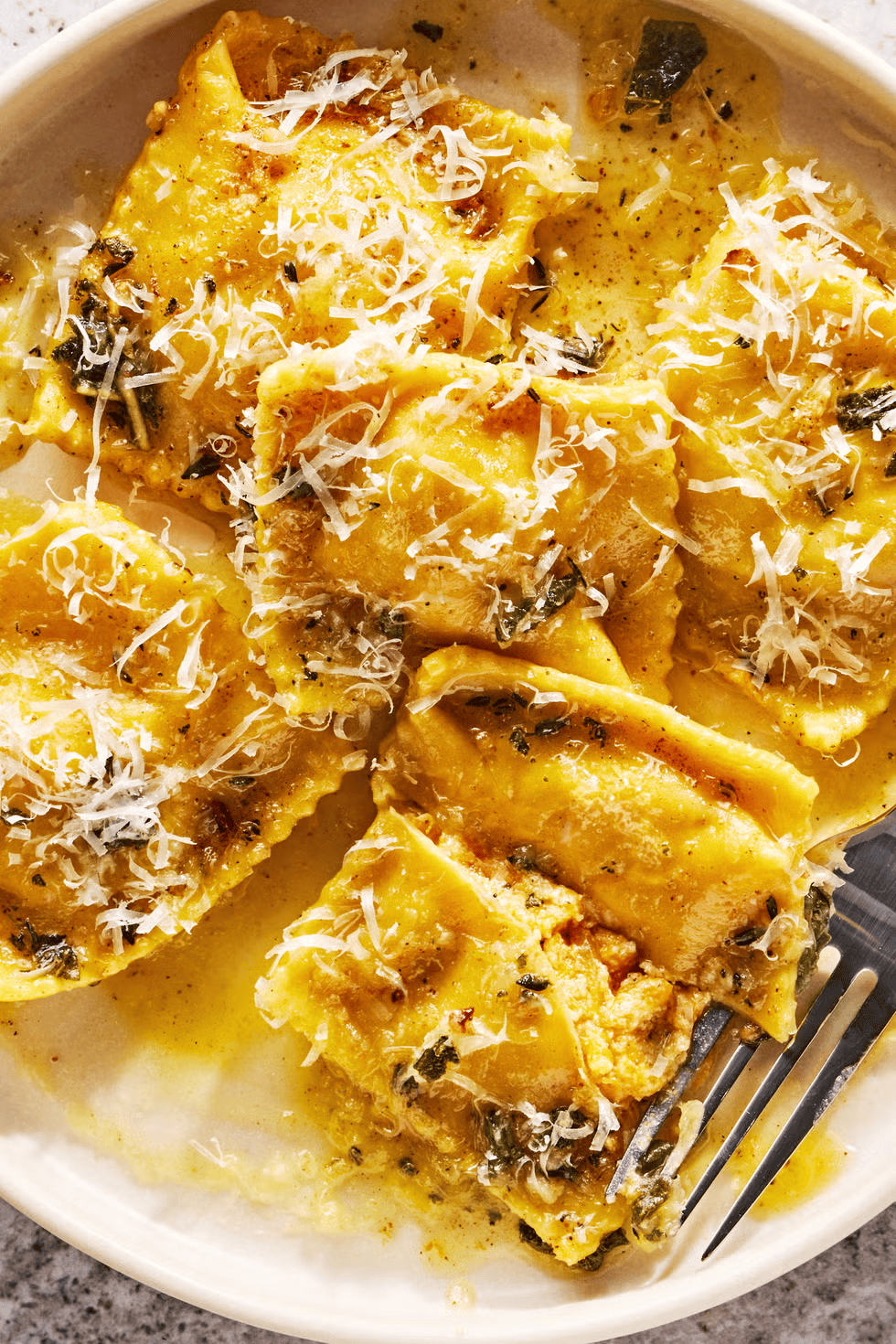 A delicious butternut squash recipe featuring maple roasted brussels sprouts.