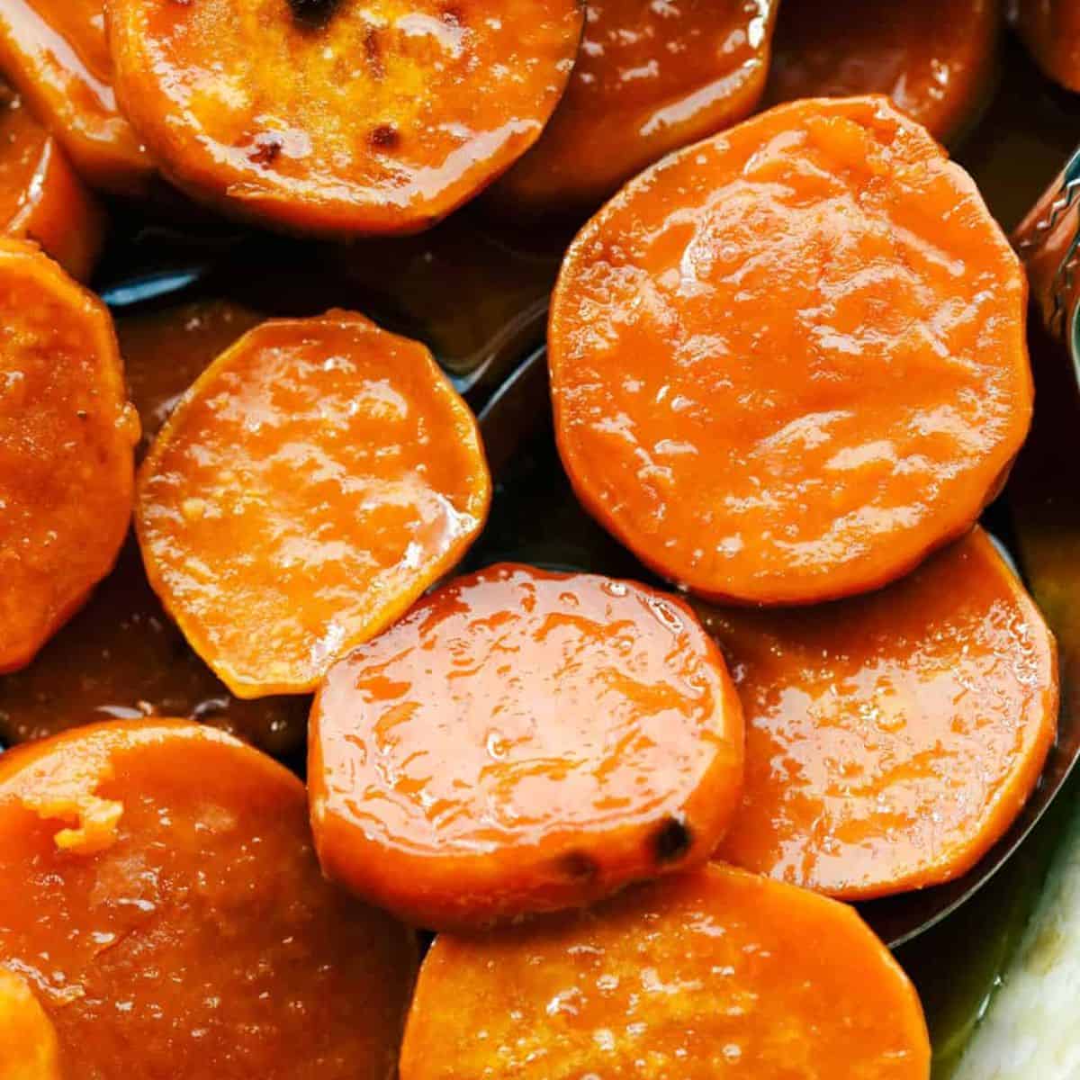 A sweet delight with easy 3-ingredient candied sweet potatoes.