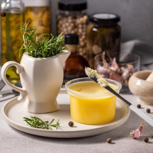 ghee butter with rosemary