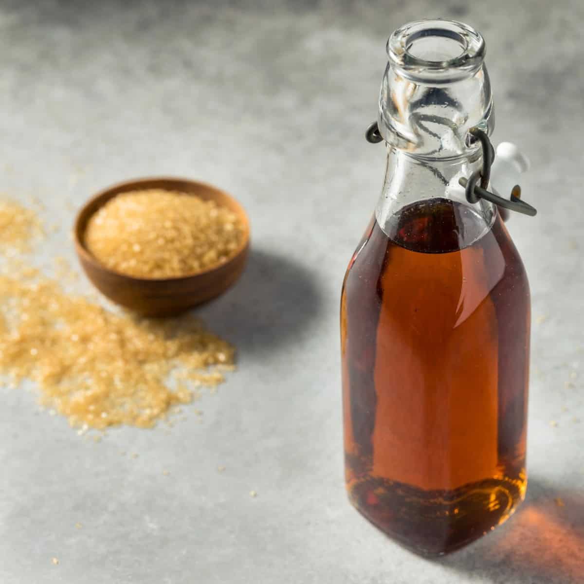 simple syrup with sugar