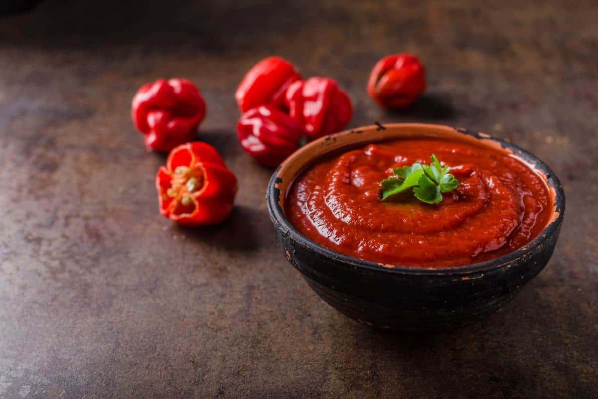 hot sauce from chilli peppers
