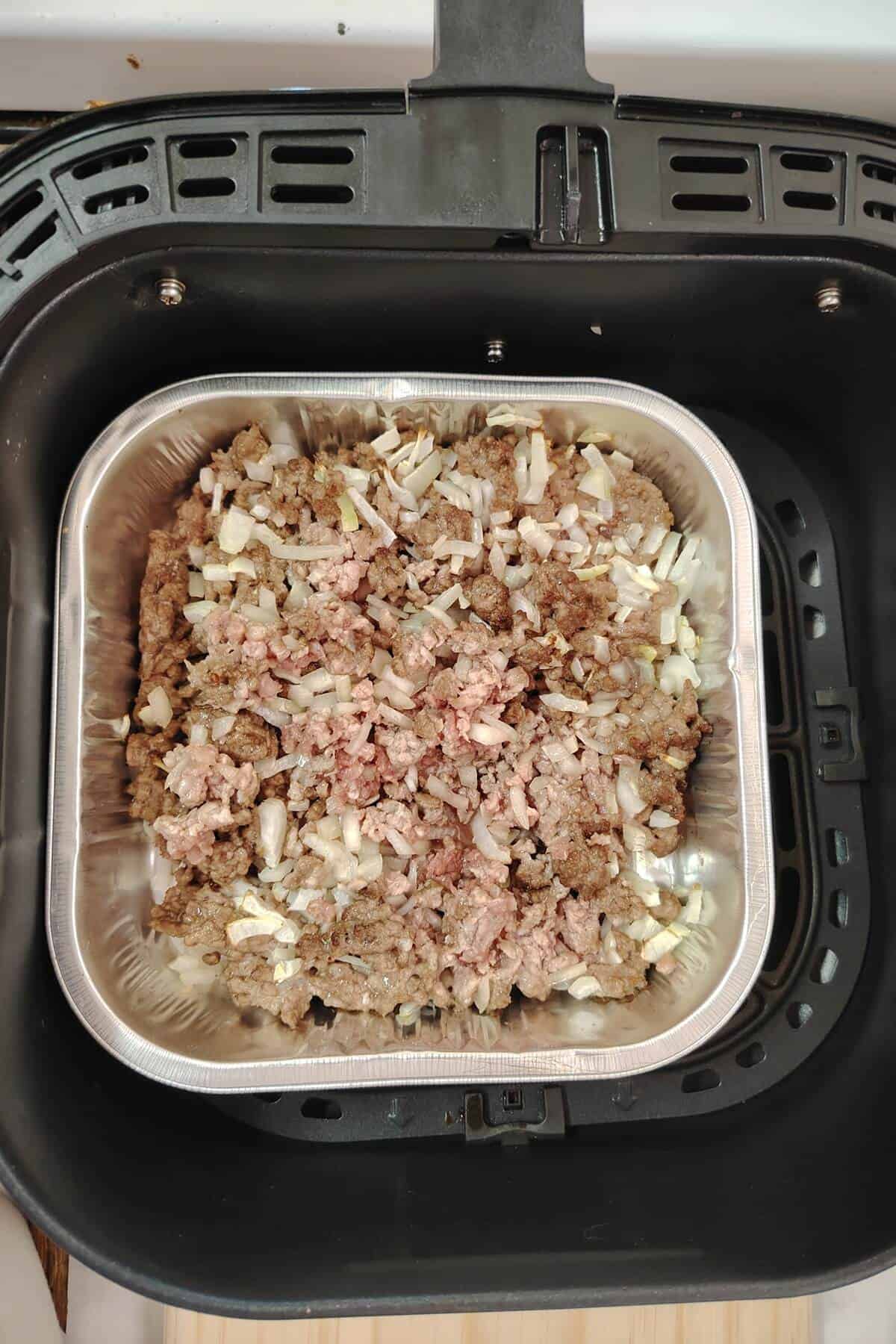 mince in air fryer