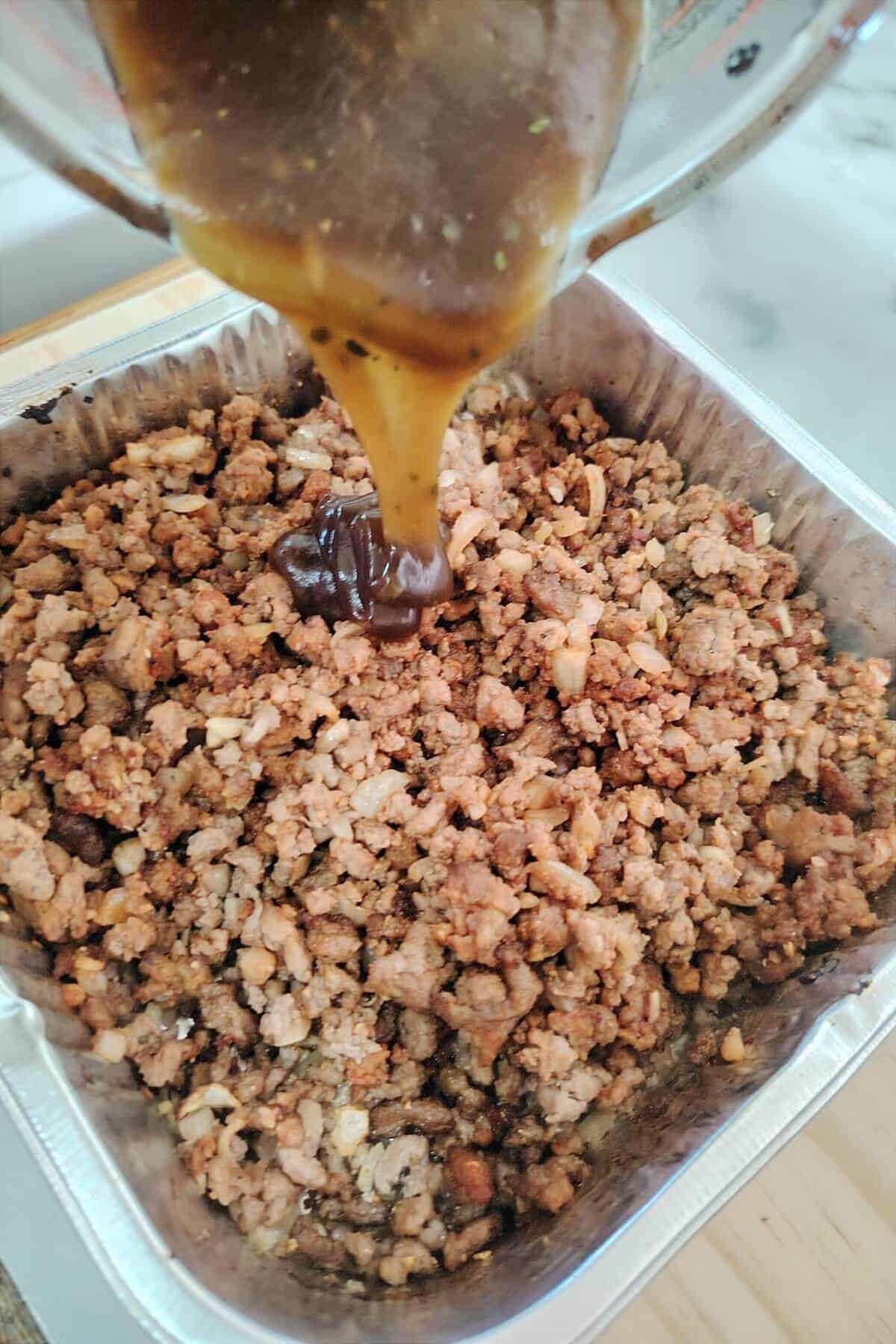 saucy for mince in air fryer