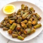 air fryer okra beans