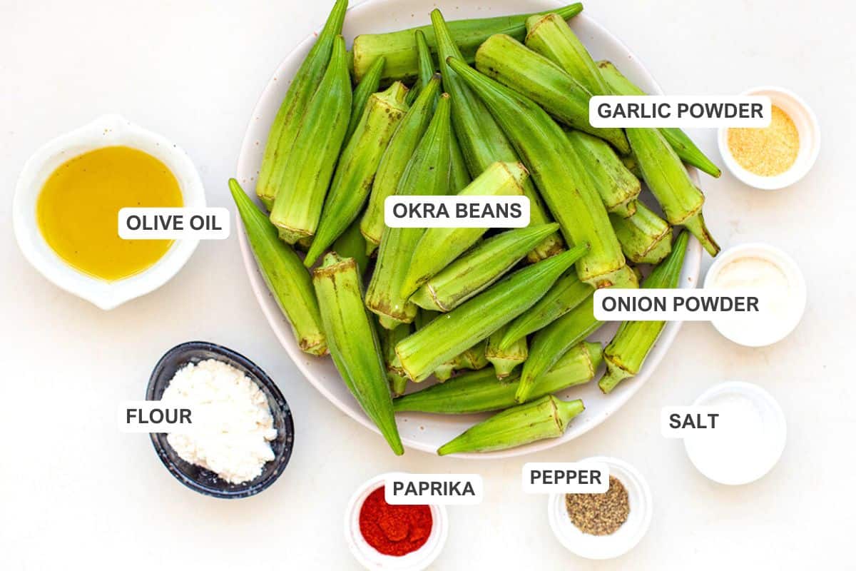 air fryer okra beans ingredient list