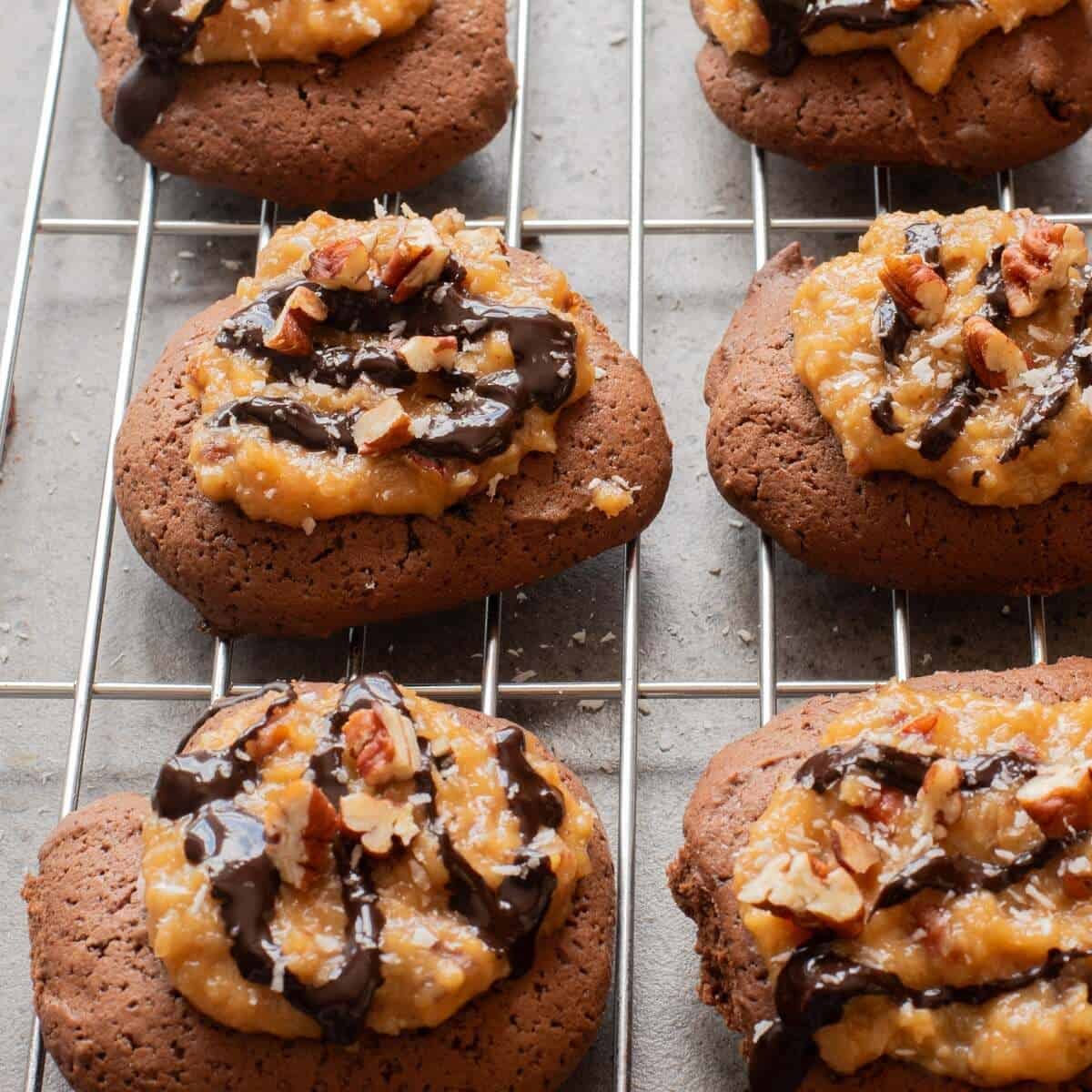german chocolate cookies
