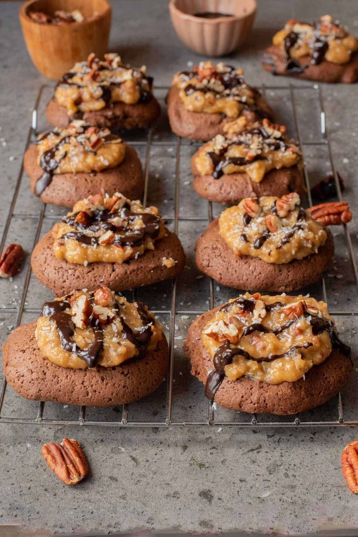 german chocolate cookies