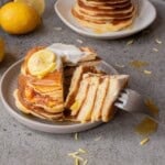 lemon greek yogurt pancakes