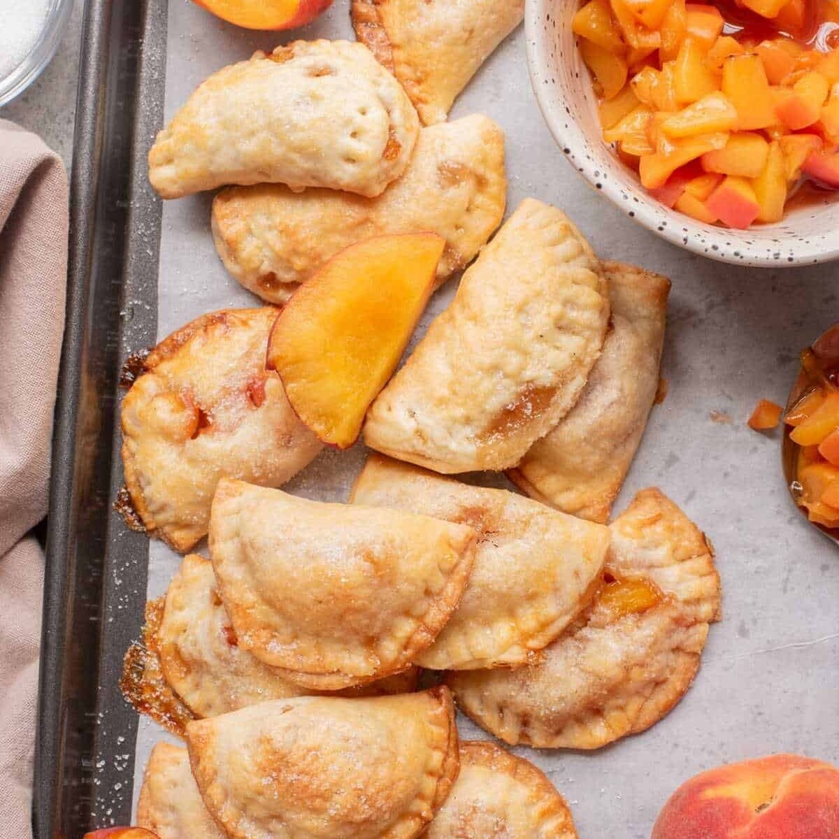 peach hand pies